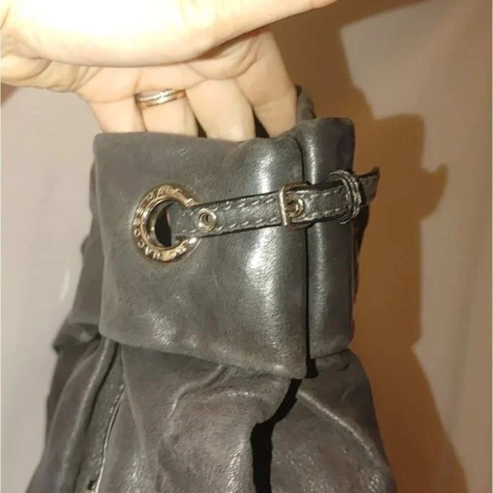 MARC BY MARC JACOBS WORKWEAR LEATHER TOTE BLACk Gray Hobo Shoulder Bag